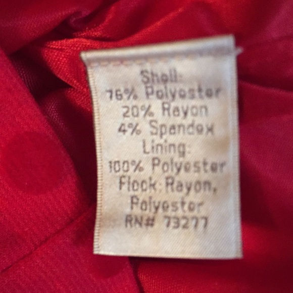 NWOT LC Lauren Conrad Red Polka Dot Dress Size 8 - Picture 8 of 8